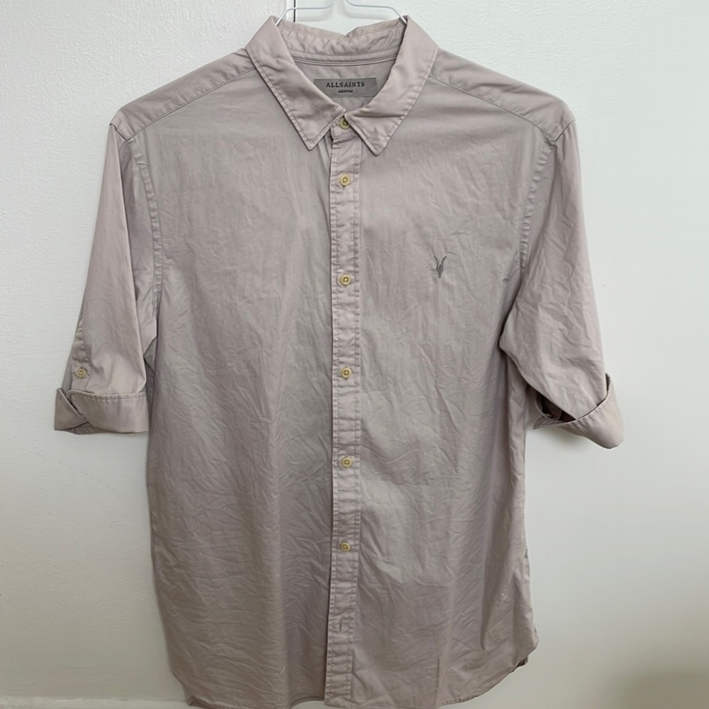 AllSaints men’s button up shirt